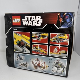 LEGO Star Wars: Anakin's Jedi Starfighter (7669) EMPTY BOX ONLY in Great Shape