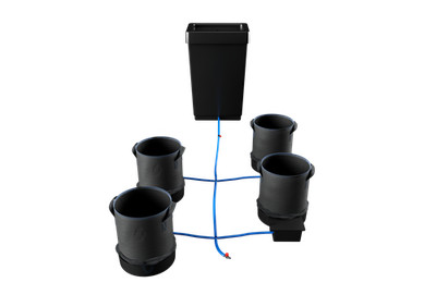AutoPot FlexiPot 4 System Bewässerungssystem mit 20 Liter Stofftopf