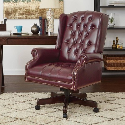 Office Star Products Deluxe High Back Traditional Executive Chair