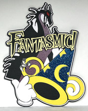 Fantasmic Disney World Title Die Cut Embellishment Scrapbook