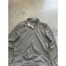 Simply Southern Collection Mens Striped Pullover Shirt Small Turtle Logo