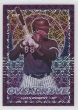 2021 Panini Chronicles Overdrive Purple Velocity Prizm Luis Robert #15 uk2