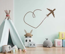 Airplane Stencil - Art and Wall Stencil