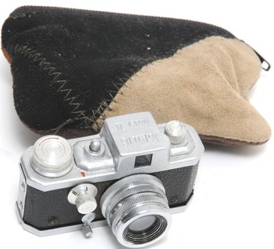@ RARE Morita Kiku 16 Model II subminiature camera 14x14mm exposures on roll fil