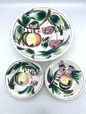 Vintage “Ironstone China” Hand Painted Bowls made in Japan. Large Bowl, 2 Small