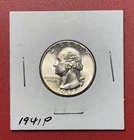 1941 P Washington Silver Quarter, Gem Uncirculated.