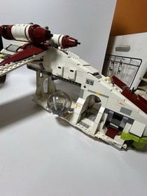LEGO Star Wars Republic Gunship 75021 (INCOMPLETE, NO MINIFIGS) READ DESCRIPTION