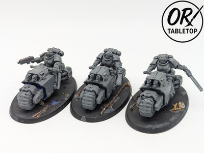 3x Outriders, Bikers, Primaris Space Marines, Warhammer 40K