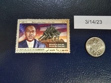 Martin Luther King Jr US Marine Corps War 2018 Republique De Djibouti Stamp (e)
