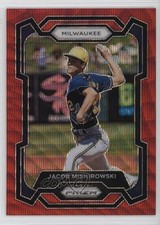 2024 Panini Prizm Ruby Wave Prizm Jacob Misiorowski #114 0qn