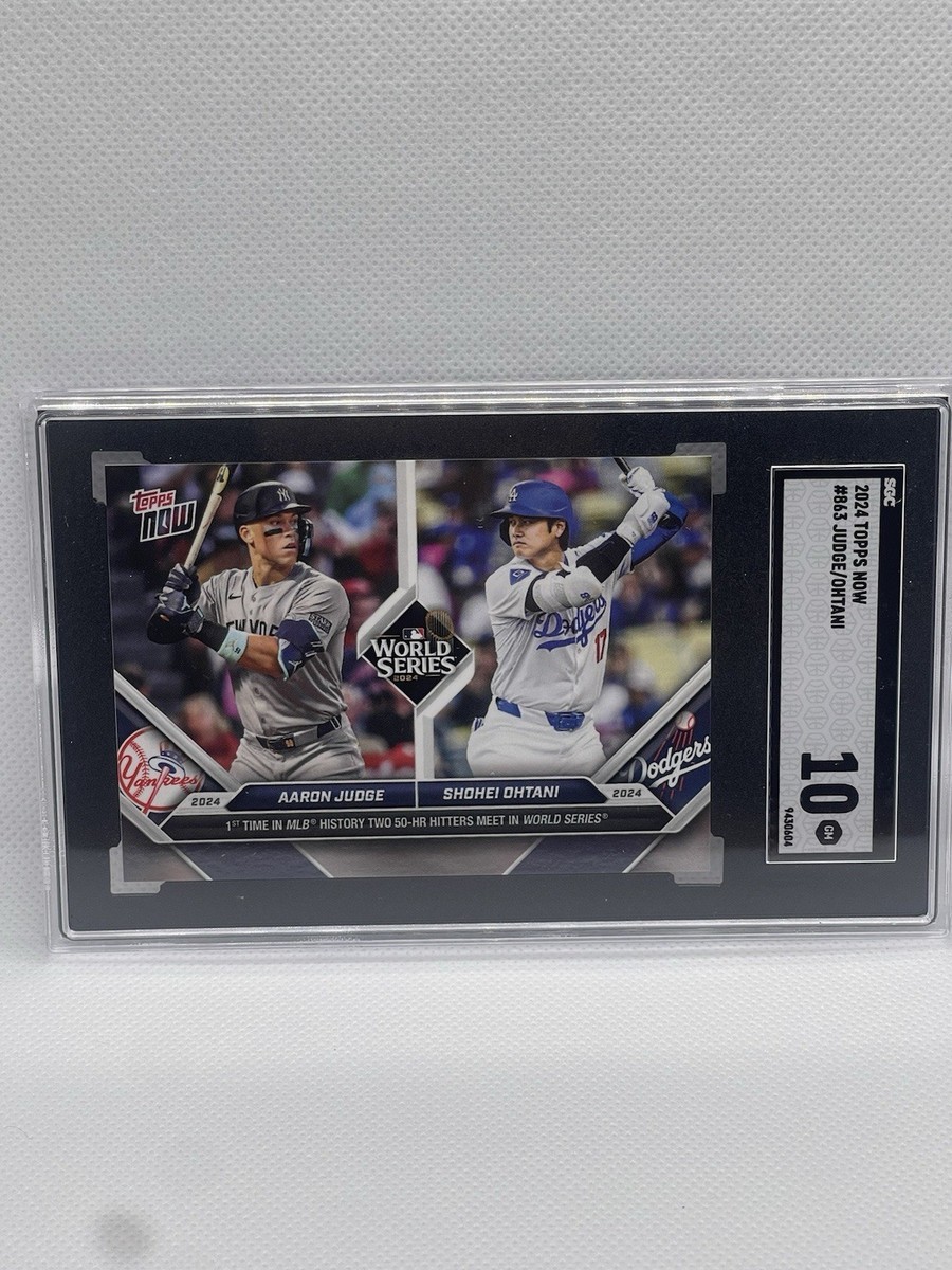 2024 Topps Now - World Series #863 Aaron Judge, Shohei