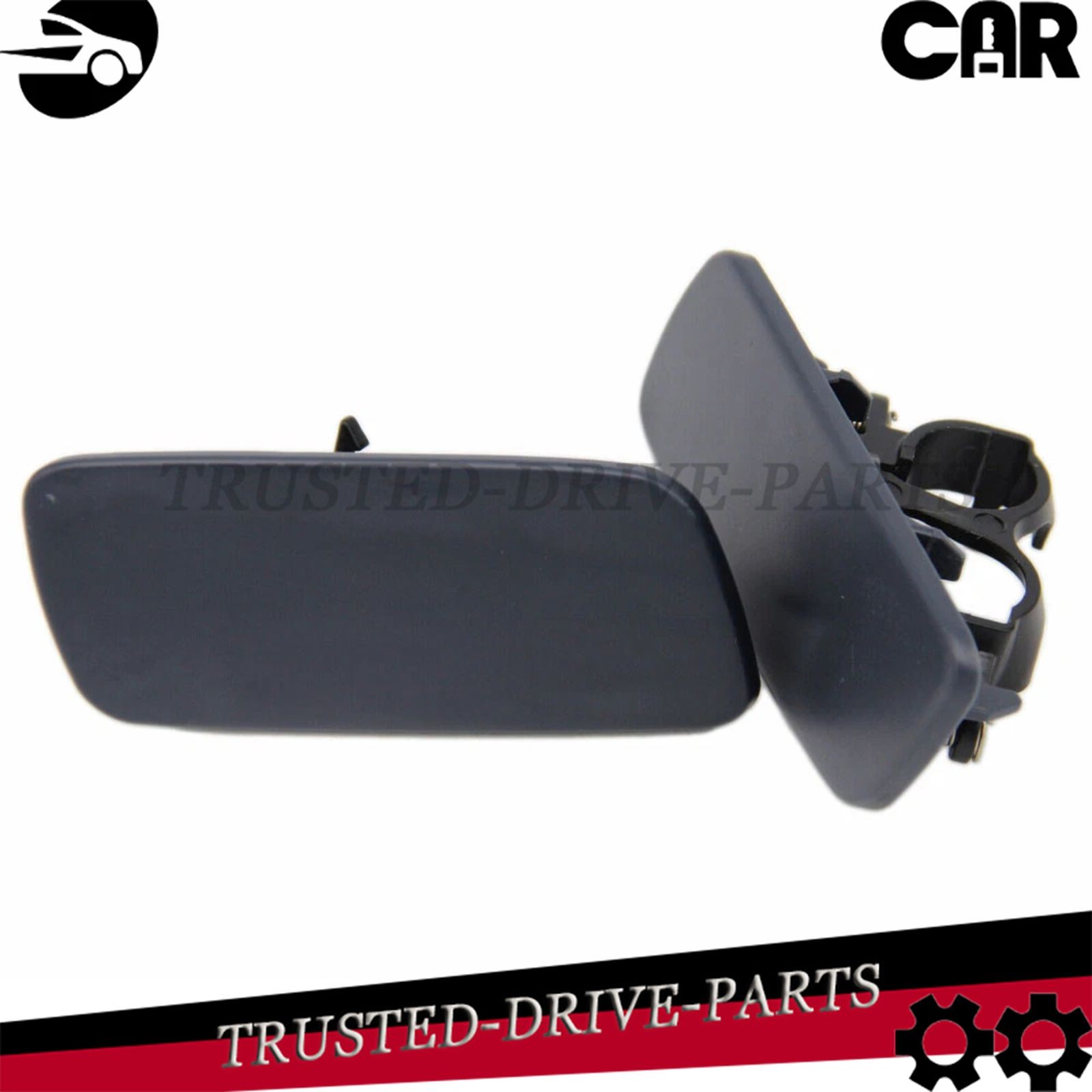 2PCS Headlight Washer Cover LH+RH Fits Rolls-Royce Ghost 61677244959 61677244960
