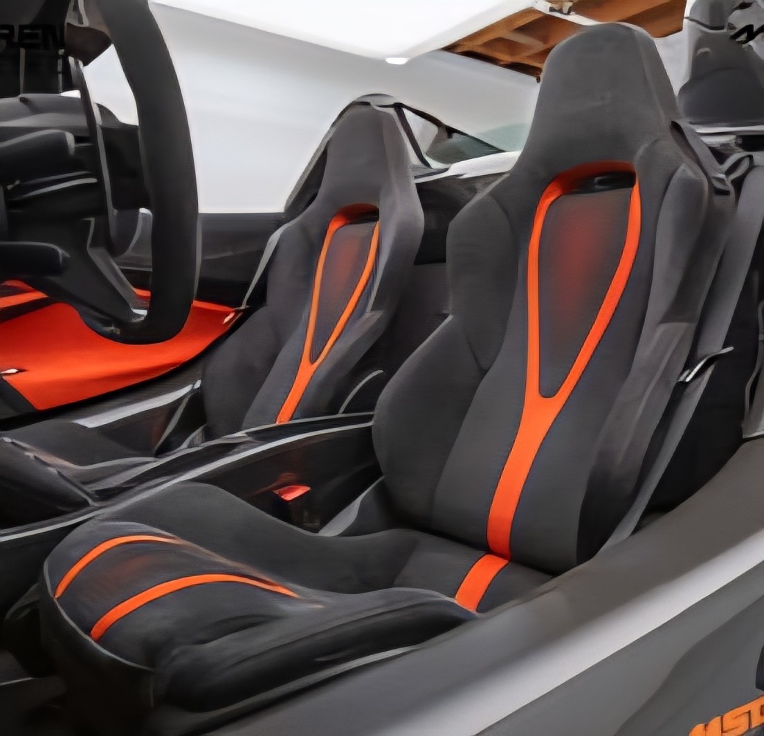 Mclaren 765lt Seat Seats Alcantara Power Driver Passenger Carbon Fiber Backs 