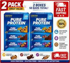 2PACK Pure Protein Bars, Variety Pack, 25-count, Gluten Free, Low Sugar,