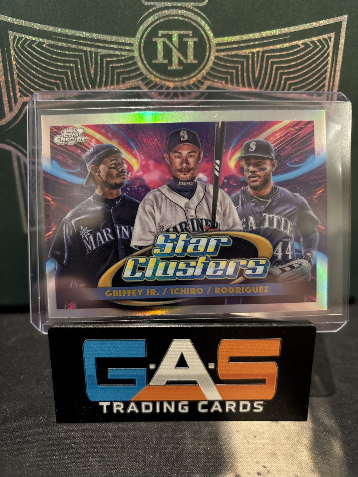2025 Topps Chrome Cosmic Star Clusters Mariners TSC-3 Griffey Ichiro Rodriguez