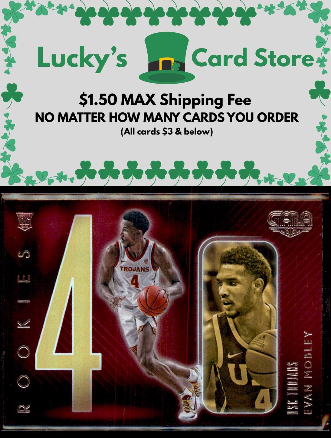 2021 Panini Chronicles Draft Picks #182 Evan Mobley Gala Rookie