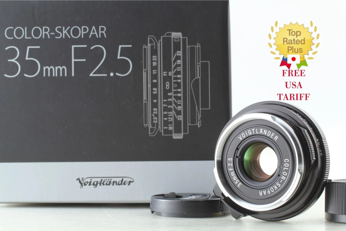 Voigtländer Camera Lenses 35mm Focal f/2.5 Maximum Aperture for