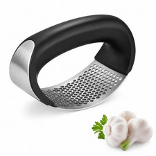 Stainless Steel Garlic Press Crusher Manual Garlic Mincer Chopping Garlic Tool