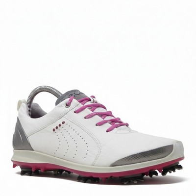 Ecco Women Biom G2 Golf Shoes White Pink Biom Natural Motion Hydromax 39 / 8-8.5