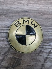 Vintage BMW Belt Buckle Solid Brass Taiwan 2.5" 1970s