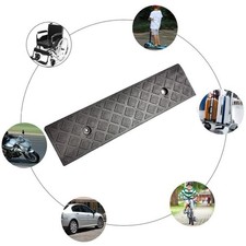Car Threshold Ramp Prevent Slip Plastic Curb Ramp For Bike For Trailer