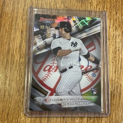 2016 Bowman's Best GOLD Refractor /50 Gary Sanchez #3 Rookie RC SSP YANKEES RARE