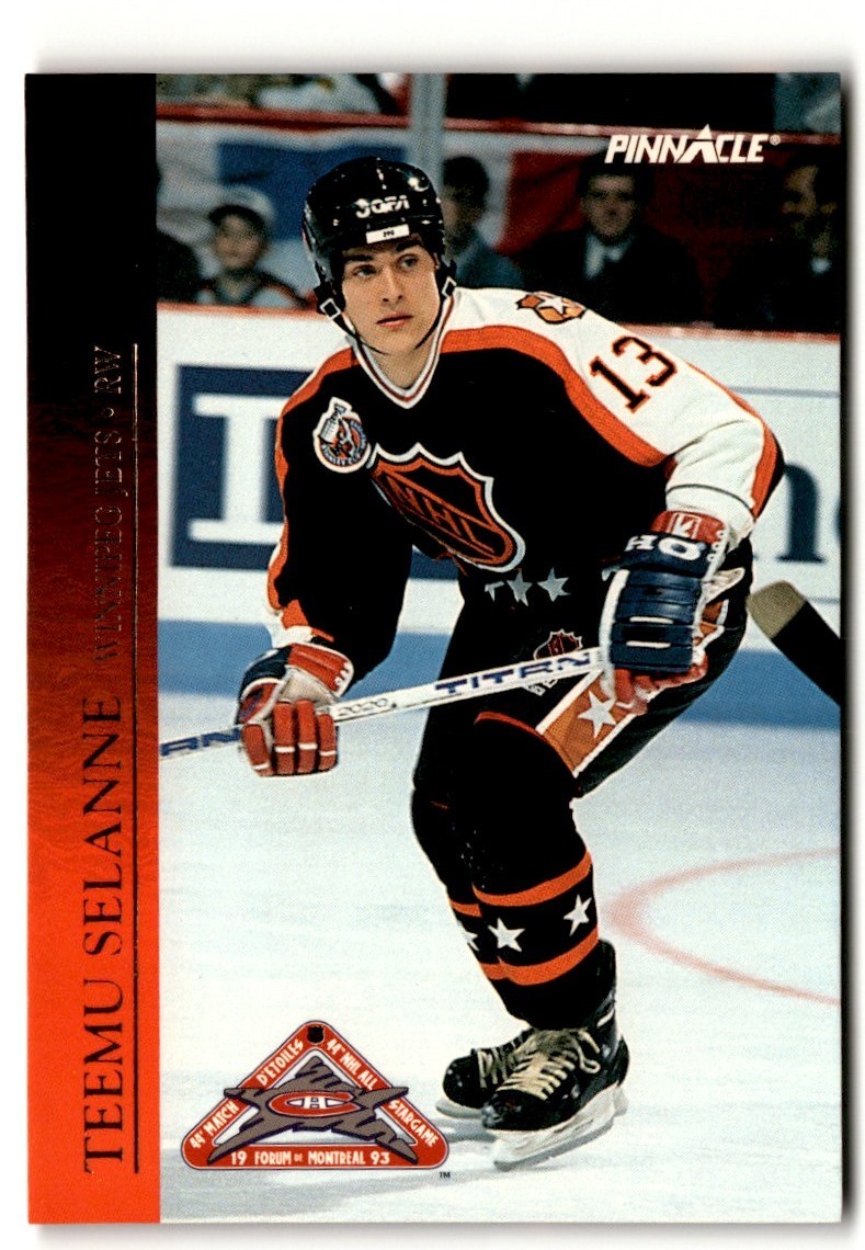 Teemu Selanne 1993-94 Score Canadian Pinnacle All-Stars #32 Winnipeg Jets