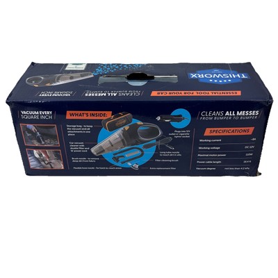 ThisWorx Corded Car Vacuum Cleaner 12V Handheld Vac Portable 16ft Cord