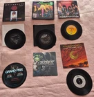 6 x METAL / HARD ROCK 7" SINGLES RECORDS  FULLY LISTED GRADED