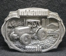 XC05167 VINTAGE 1987 CASE MAGNUM 7100 SERIES TRACTOR MACHINERY BELT BUCKLE