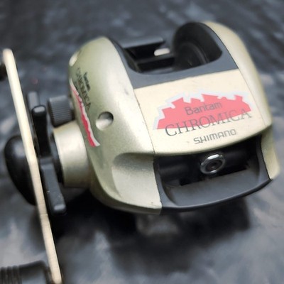 シマノBantam 200美品 Shimano Bantam Chromica CM-200 Vintage Baitcaster Fishing Reel