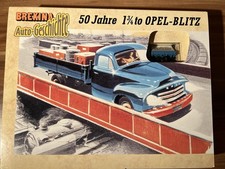 Brekina Opel Blitz Jubiläumspackung 50 Jahre, 5 Automodelle, Begleitheft, OVP