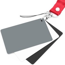 Anwenk Grey White Balance Card 18 Exposure Photography Small, 3 1/3 2 1/8