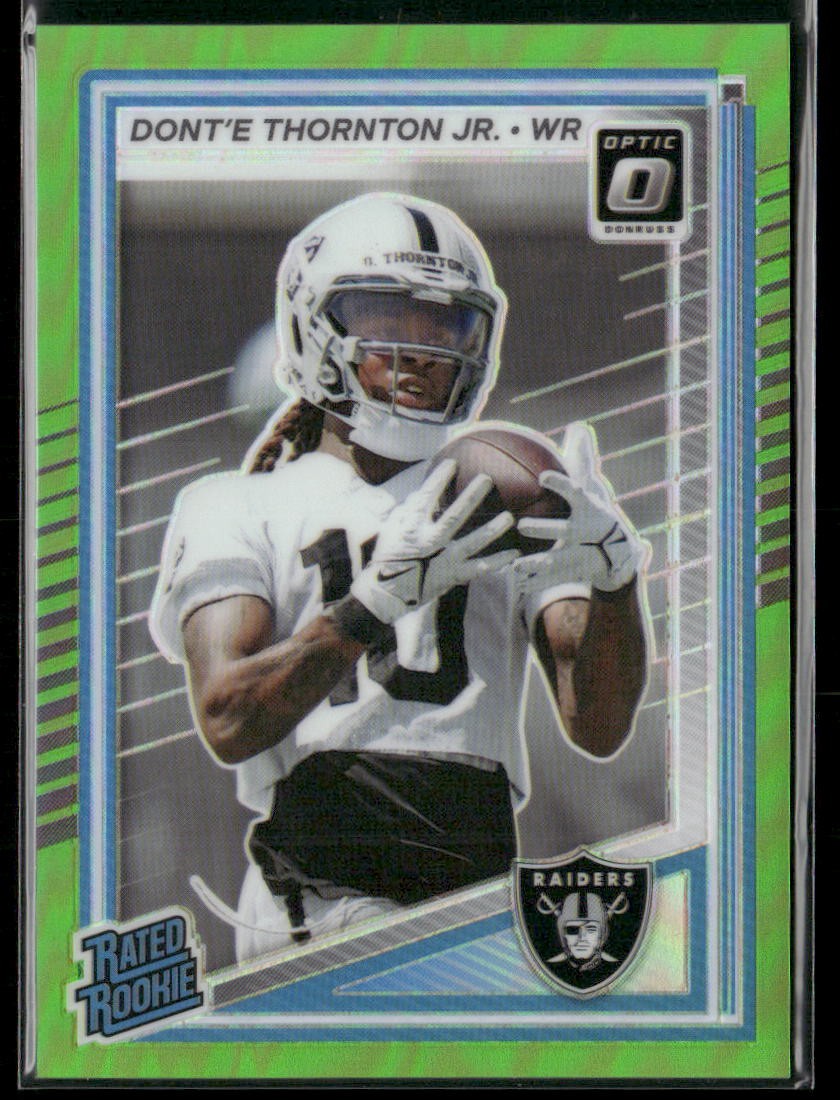 2025 Donruss Optic #279 Dont'e Thornton Jr. Lime Green #/50