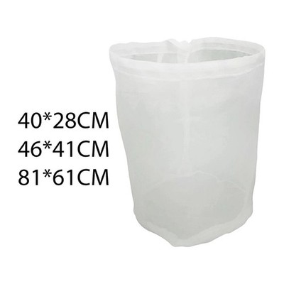 Brew Bag Fine Mesh Wine Beer Home Brewer Professional Drawstring Fruit Fruit