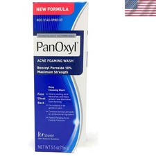 Maximum Strength Acne Foaming Wash - 10 Benzoyl Peroxide, Unscented, 8oz