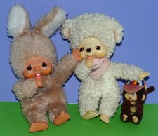 Monchhichi Konvolut Sekiguchi Freunde Schaf Kathinka Hase Hoppel & Klemm-Mini