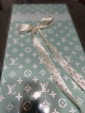 Luxury Floral Wrapping Set – 10 Print Sheets + 5 Yards Ribbon”