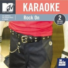 Karaoke: Mtv Rock on Various Artists Audio CD 2-Disk combo Very Good Condition
