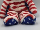 2002 Ty Beanie Buddies LIBERTY with BLUE Head- the 14" Stars & Stripes Bear New — photo 7
