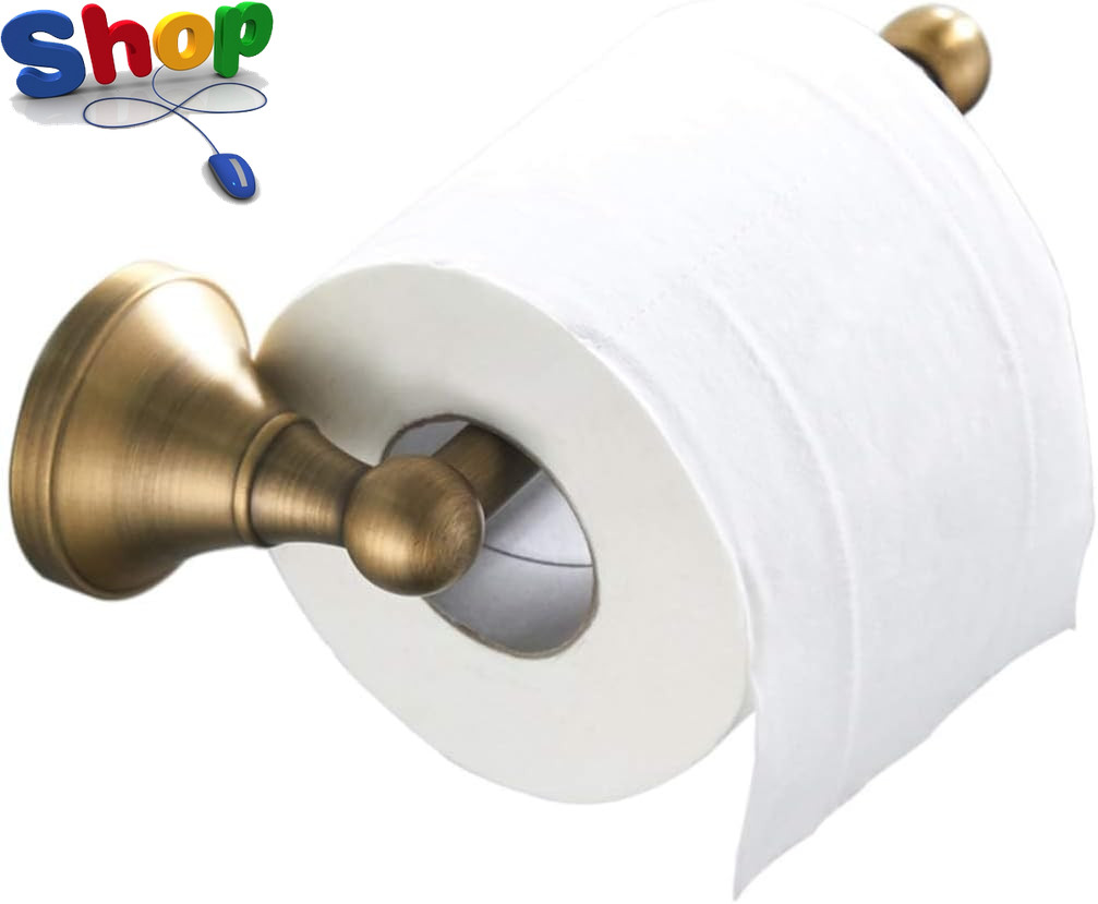 Toilet  Roll  Holder  without  Cover  Antique  Brass  Bathroom  Paper  Tissue  B