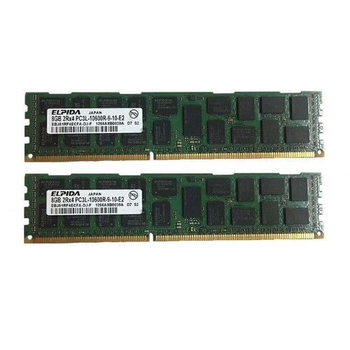 Elpida 16GB(2x8GB) DDR3-1333 PC3L-10600R ECC REG-DIMM Memory ECC Server RAM