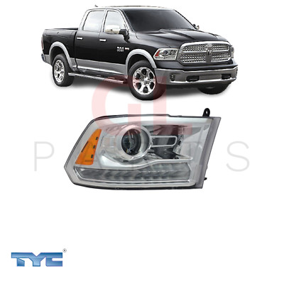 For DODGE RAM 13-18 SAE USA TYPE Headlight RIGHT Side w/ TFL LED 68093216AD