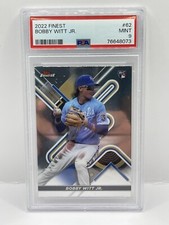 2022 Topps Finest Bobby Witt Jr #62 PSA 9 MINT Rookie RC