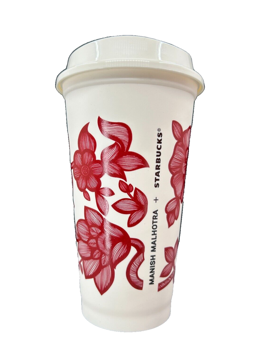 Starbucks Manish Malhotra + Starbucks plastic Microwave Safe Cup