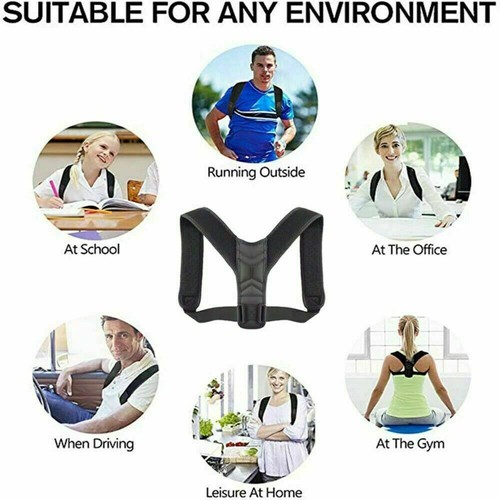 Back Posture Corrector belt Back support for Men, Women Adults Large (36-40) - Picture 6 of 6