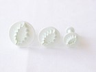 Japanese  Leaf Suger craft  cookie Mold cutter  Cotta original set of 3
