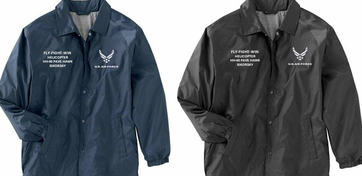 HH-60 PAVE HAWK* HELICÓPTERO *CHAQUETA BORDADA* LICENCIA OFICIAL