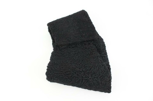 Other Black Astrakhan Fur Scarf Wrap Stole 14ot412s - Picture 4 of 12