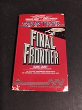 Star Trek Final Frontier Diane Carey Audio Cassette Book Vintage